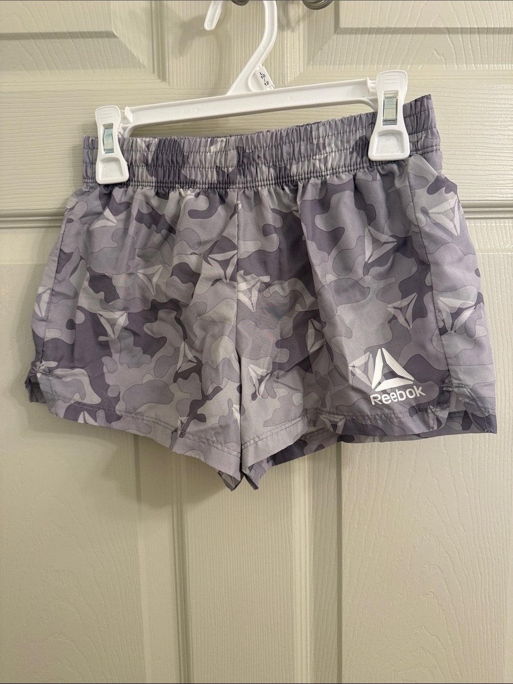 Reebok Women’s Gray Camo Athletic Shorts